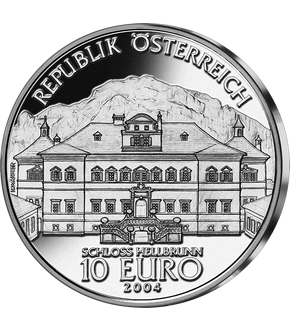 10-Euro-Silbermünze 2004 ''Schloss Hellbrunn''